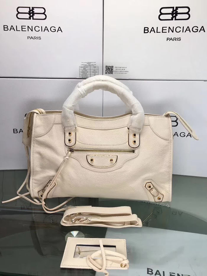 BALENCIAG巴黎世家 新款 小金釘 原版義大利進口山羊皮 手提單肩斜挎包  BL1006